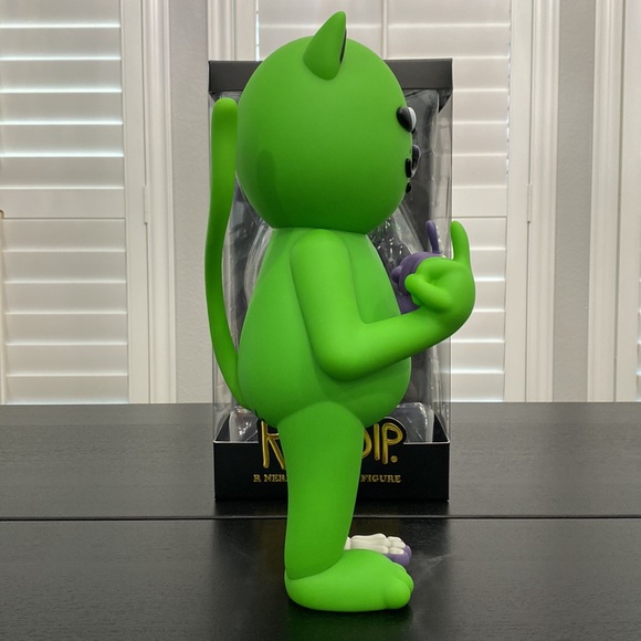 Rip N Dip R Nerm Æ-09 Vinyl Figure - Neon Green Anatomy Limited Edition Figure - Picture 9 of 16